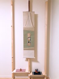 滋賀県の民芸品「大津絵」鬼の寒念仏